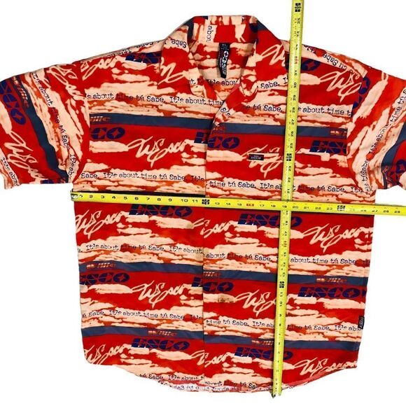 Vintage Willie Esco Sign & Spanglish All Over Button Up Men’s Shirt Sz XL - Picture 10 of 11